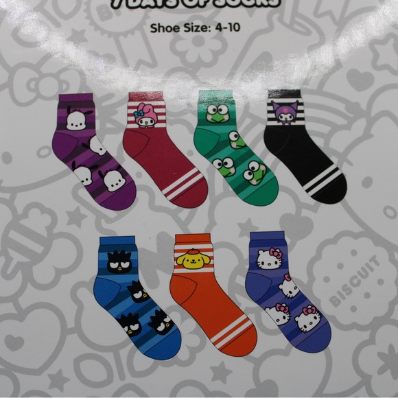 Hello Kitty and friends 7 days of socks - Picture 4 of 4
